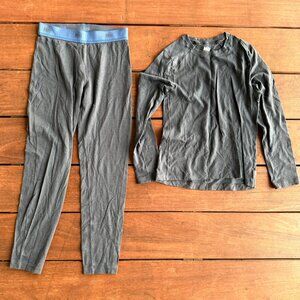 REI Thermal Set 100% Merino Wool Kids Size 8